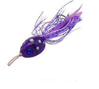 45g-150g Jig Metal Angler Glow Jigs señuelo Cebo Barco Pesca en mar señuelos Luminosos Jigging Plomo Cebo Artificial(Purple,100g-1pcs)