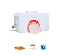 45L/80L/110L/200L Contenedor de almacenamiento de agua de plástico con grifo, diseño de mango duradero, sellado fuerte, ideal para aventuras al aire libre