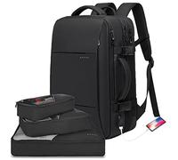 45L Carry On Backpack, Weekender Travel Backpacks, 17.3 inch Laptop Back Pack Business Expandable Bag for Men and Women… (Blake45L（with3cubes)…