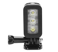 45M de Alta Potencia, Video LED a Prueba de Agua, Luz de Relleno de Buceo, Lámpara Subacuática Iluminación de Salida Continua Regulable para 4, Luz de Cámara de