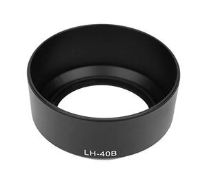 45Mm F1.8 Lens Hood Lh 40B Plastic Lh 40B Quality Portable Plastic Camera Lens Hood Shade para M.Zuiko 45Mm F1.8 (Negro) (Negro)