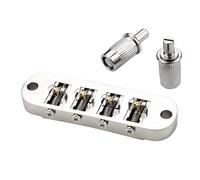 45mm Guitar Roller Saddle Bridge Replacement, 4 String Guitar Bridge for Bass Guitars Lightweight
