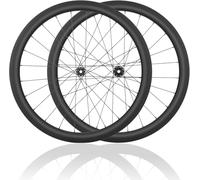 45MM,Juego De Ruedas De Bicicleta De Carretera De Fibra De Carbono 700C Altura 28/32/35/38/42/45/50/55/60/65MM Eje Pasante con Freno De Disco Center Lock para Casete De 8/9/10/11/12 Velocidades