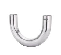 45mm OD Butt Weld 180 Degree Bend SUS304 Stainless Pipe Fitting Connector