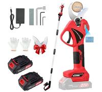 45mm Tijeras De Podar Electricas: Tijera podar telescopica 45-30mm Ajustables Hoja SK7 - Tijeras de podar telescópicas con 2 baterías de 21 V/2000 mAh - Tijeras de Podar Bateria para Jardinería,Olivos