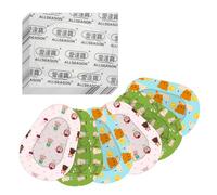 45PCS 3 Estilos Dibujos Animados Autoadhesivos Ojos Almohadillas Vendajes Transpirables Lazy Eye Patches para Niños y Adultos