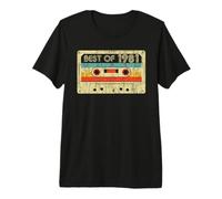 45th Birthday Best of 1981 Retro Bday Cassette Tape Vintage Camiseta Premium