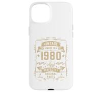 45th Birthday Gifts For Men Women 45 Year Old Vintage 1980 Carcasa para iPhone 15 Plus