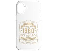 45th Birthday Gifts For Men Women 45 Year Old Vintage 1980 Carcasa para iPhone 16 Plus
