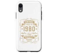 45th Birthday Gifts For Men Women 45 Year Old Vintage 1980 Carcasa para iPhone XR