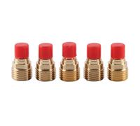45V44 Gas Lens Collet Body, 3/32" Gas Lens Collet Body Copper for TIG Welding Torch 9, 20 and 25 Series in Weldcraft (5PCS)