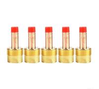 45V64 Cuerpo de boquilla de lente de gas grande para antorcha de soldadura TIG WP-17 18 26-2.4mm 3/32 mandril de cobre para estabilidad y blindaje