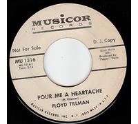 45vinylrecord Because you're Gone/Pour Me A Heartache (7" DJ/45 rpm)