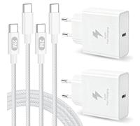 45W Cargador Carga Rapida Tipo C, 2Pack Cargador USB C con Cable USB C 2M para Samsung Galaxy S26/S25/S24/S23/S22/S21 Ultra/S20/Note20/10/A56/A73/A53/M55, Enchufe UsB C Charger Cabezal cargador Tipo C
