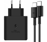 45W Cargador Rapido con Cable 200cm Compatible con Samsung Galaxy S24 S22 S23 Ultra S22+ S23+ S24+ S21 S20 FE, Tab S8 S8+ S8 S7+ S7 Ultra, Cargador Tablet, DBZYLN USB C Super Fast Charger - Negro
