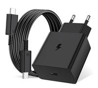 45W Cargador Tipo C Carga Rápida para Samsung A17 A26 A16 A56 A36 A55 A35 A54 A53 A34,Carga Súper Rápida PD 45 Watt Tipo C Cable 1m y Adaptador de Cargador USB C para Galaxy S25 S24 Tab S9 FE Z Flip7