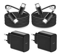 45W Cargador USB C Carga Rapida, 2Pack Cabezal Cargador Tipo C Carga Rapida con Cable USB C 2M para Samsung Galaxy S26+/S25+/S26/S25/S24/S23/S22/S21 Ultra,Note 20/A56/Z Fold7 6,Enchufe UsB C Adaptador