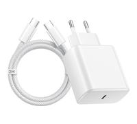 45W Cargador USB C Carga Rapida para Samsung Galaxy S26/S25/S24/S23/S23+/S23 Ultra/S22/S21/S20/Note20/A73/A53, Cargador Tipo C Cabezal Adaptador Cargador Movil Rapido Enchufe USB C con Cable USB c 2M
