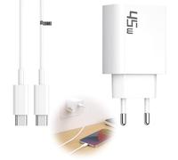 45W Cargador USB C Rápido para Samsung Galaxy S25 ULtra/S24 Ultra/S23 FE/S25+/A56 5G/A36 5G/A26 con 1m Câble USB C PD GAN Adaptador Type C Cargador para Google Pixel 9/9a/9 Pro XL Fold Carga Rápida