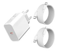 45W Cargador USB C y Cable para iPhone 17 Pro 18 16 15 14 13 Carga rápida | 17 Pro Max/16/16e/16 Plus/15/14 13 12 iPad 11 A16 2025 9.7 10.5 12.9 M4 Generation/Air /Mini,Samsung S26 S25 Tipo C Enchufe