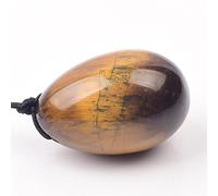 45X30MM Natural Jade Yoni Egg Women and Men Kegel Exercise Tool for Pelvic Floor -Tiger_eye