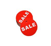 45x45mm 100PCS rojo etiquetas de precio y RedBlack cuerda "venta" Ropa Bolsas Etiqueta de papel de etiquetas de etiquetas de precio Suministros(Tag Plus Red Rope)
