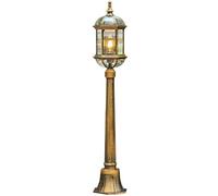 46.5inch Pole Lantern Fixture Outdoor Post Lighting with Clear Glass Shade Street Lamp for Porch Yard Driveway Garden