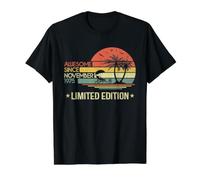 46 Años 46 Cumpleaños Impresionante Desde Noviembre 1975 Camiseta gráfica económica, Hombre, Negro, XL