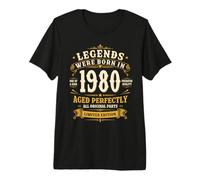 46 Cumpleaños Hombre Regalo Vintage Año 1980 Camiseta Premium