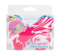 ¡46% DTO! Set de 2 Esponjas de Maquillaje Mariposa