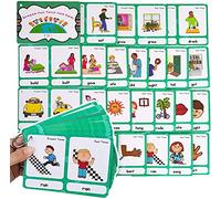 46 grupos de verbos irregulares pasados en inglés, tarjetas de palabras de bolsillo para aprendizaje de gramática, para jardín de infantes, profesores, herramientas de suministros de escuela en casa