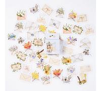 46 pegatinas vintage para sobres, lindas pegatinas para sobres, pegatinas para álbumes de recortes, pegatinas para álbumes de recortes, manualidades, portátiles, diarios, regalos para adultos, niños