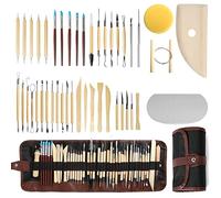 46 Piezas Herramientas de Escultura de Arcilla Juego de Alfarería de Arcilla Herramienta de Tallado Artesanía Regalo para Principiantes Fácil de Usar Ideal para Escultura de Arcilla Modelado Tallado