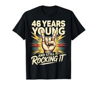 46 Years and Still Rocking 46 años cumpleaños de 46 años Camiseta