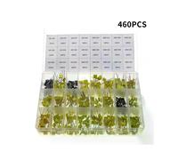 460 pcs. 24 values 63V and 100V electrolytic capacitor kit various capacitors with storage