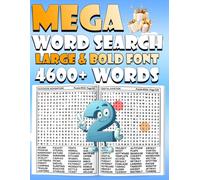 4600+ Ultimate Word Search Puzzle Book for Adults - Large & Bold Print Edition - Part 2: Unique Word Search Puzzles | Mind-Boosting Games for ... Seniors (Word Search Large Print Puzzle Book)