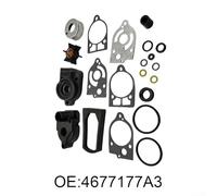 4677177A3 Kit de reparación de bomba de agua con carcasa para Mercury y para Mariner 2 ciclos 30 70 modelos fueraborda 1976 1997 pieza de motor compatible