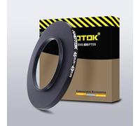 46mm a 49mm Adaptador de para Lente de cámara,Anillo Adaptador Paso hacia Arriba de Filtro de 46mm a 49mm,Compatible con Todos los Accesorios de Filtro de 49mm.Hecho de mecanizado CNC