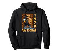 46th Birthday Bear Legends December 1979 46 Years Old Mens Sudadera con Capucha