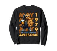 46th Birthday Bear Legends May 1979 46 Years Old For Mens Sudadera