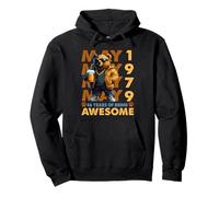 46th Birthday Bear Legends May 1979 46 Years Old For Mens Sudadera con Capucha
