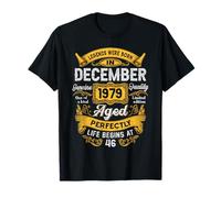 46th Birthday Real Legends December 1979 46 Years Old Men Camiseta
