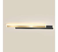 47.2" Bedroom Long Wall Lamp, Living Room Strip Atmosphere Light, 28W Wall(Dark,Tri-Color Light)