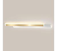 47.2"" Ultra Thin Long Strip Wall Light, Linear Metal Wall Lamp with Acrylic Shade, Corridor Background Wall Decorative Lighting Wall Washer Lights, Wall - 28W, Dark(WH
