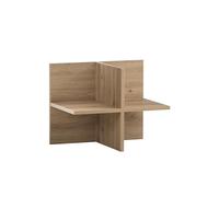 47,5 x 32,8 x 38,4 cm Alfombrilla para estantería, Madera, decoración de Roble Artesano