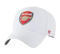 47 Brand Arsenal FC MVP EPL-MVP30WBV-WH, gorra para hombre, color blanco, Blanco, talla única