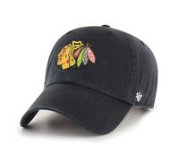 47 Brand Chicago Blackhawks Adjustable Cap Clean Up NHL Black - One-Size