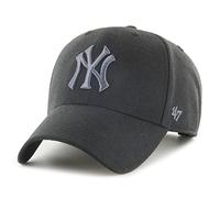 '47 Brand Curved Snapback Cap MVP New York Yankees Negro, Negro, Talla única