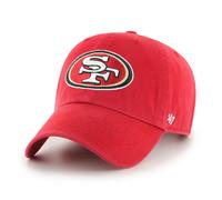 47 Brand Gorra NFL CLEAN UP San Francisco 49ers Rojo Basecap Bordes Curvos