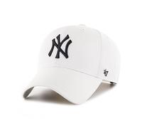 47 Brand - Gorra para niño con diseño de los Yankees de Nueva York, color blanco, tu, Color blanco.